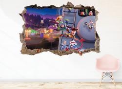 vinilo decorativo Vinilo decorativo Toy Story 4 aventura 3D