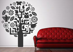 Vinilos Decorativos Arbol Indio