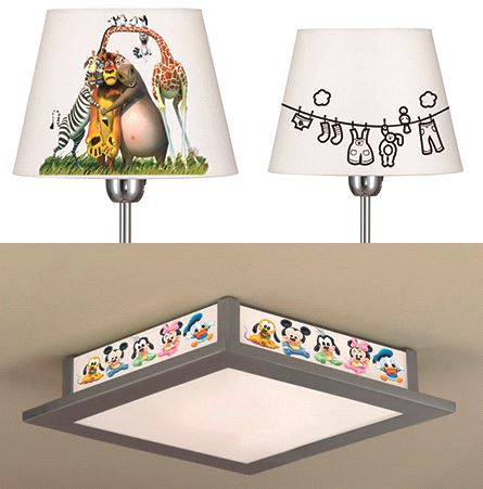 ejemplo decorar lampara habitacion infantil