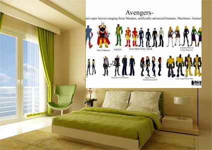 Fotomural Avengers De Los Vengadores carteles