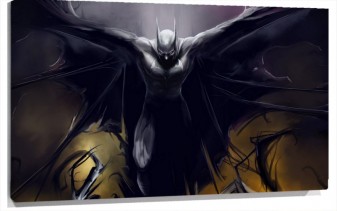 Lienzo Batman Abriendo Sus alas
