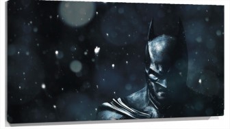 Lienzo Cara De Batman En oscuridad