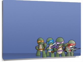 Miniatura Las Tortugas Ninja En miniatura