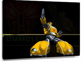 Lienzo Bumblebee Apunto De Disparar De transformers