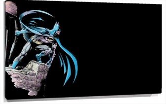 Lienzo Batman Fondo negro