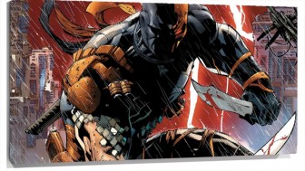Lienzo Deathstroke Con Un cuchillo