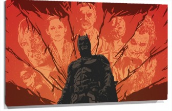 Lienzo Bane Batman Catwoman Joker Y Dos caras