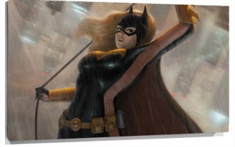Lienzo Catwoman Sujetando Una cuerda