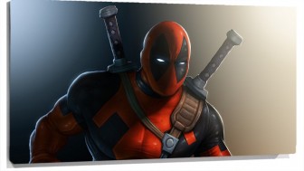 Lienzo Cara De Dead pool