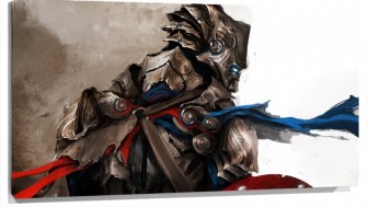 Lienzo Dibujo De Capitan america