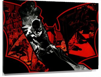 Lienzo Collage De Comics De batman