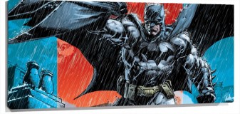 Lienzo Batman Bajo La lluvia