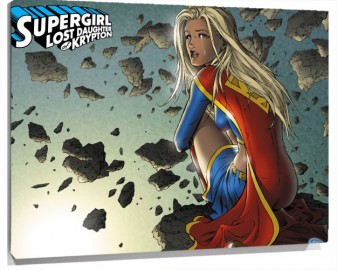 Lienzo Cartel De supergirl