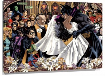 Lienzo Boda De batman