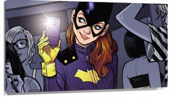 Lienzo Batgirl Sacando Una foto