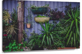 Lienzo Jardin De flores