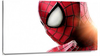Lienzo Cara de spiderman