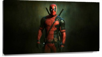 Lienzo Dead Pool Mirando De frente