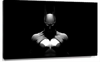 Lienzo Batman Blanco Y negro
