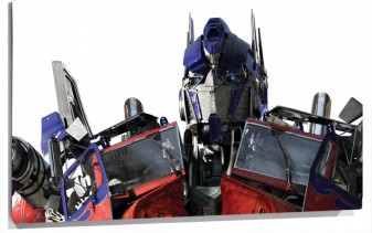 Lienzo Cara De Optimus prime