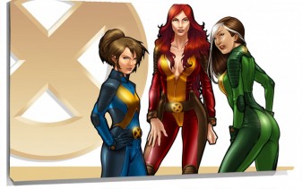 Lienzo Rogue Kitty Pryde Jean Grey Shadow Cat De xmen