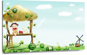 Lienzo Summer Children 