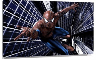 Lienzo Spider Man en la Ciudad 