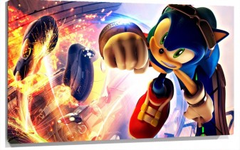 Lienzo Sonic Fire 