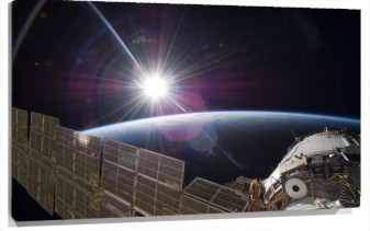 Lienzo Estacion Espacial Internacional 