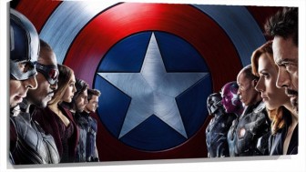 Lienzo Capitan America guerra civil
