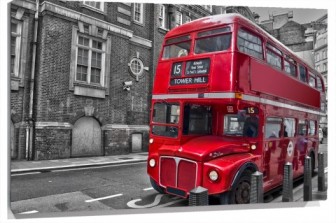 Lienzo Autobus londres