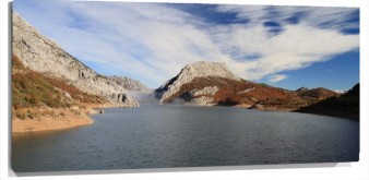 Lienzo Embalse de leon