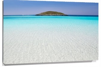 Lienzo Isla al fondo