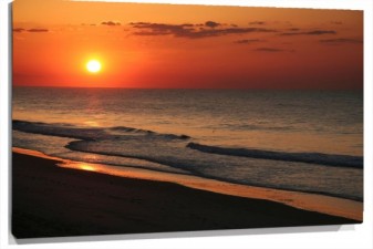 Lienzo playa atar
