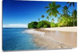 Lienzo Playa caribe