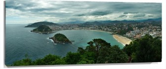Lienzo Playa de la concha donosti