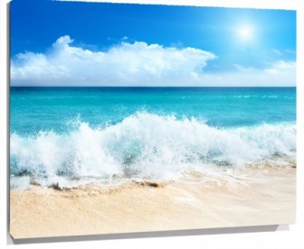 Lienzo Playa ola
