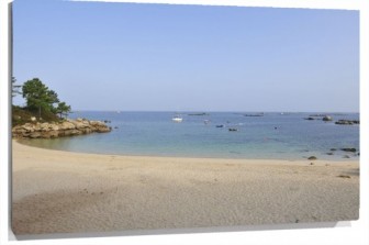 Lienzo Playa ria arousa