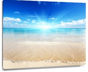 Lienzo Playa y sol