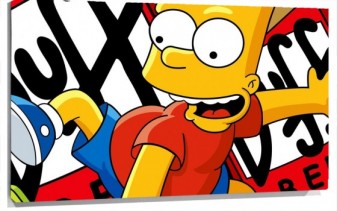 Lienzo Bart Simpson