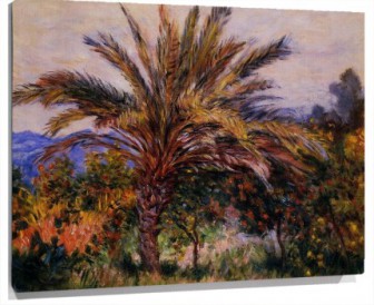 Miniatura a palm tree at bordighera