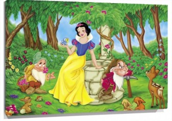 Lienzo blancanieves