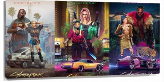 Lienzo Cyberpunk 2077 Different Styles