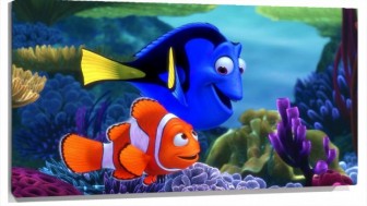 Lienzo Buscando a Nemo