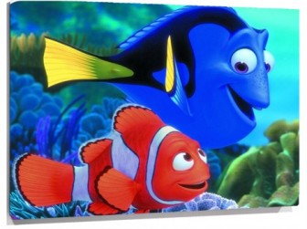 Lienzo Buscando a Nemo