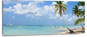 Lienzo playa caribe 