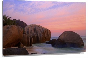 Lienzo la digue