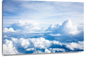 Lienzo nubes