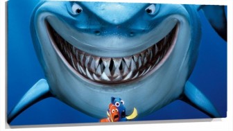 Lienzo buscando a nemo