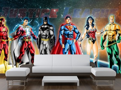 batman y la mujer maravilla en la cama